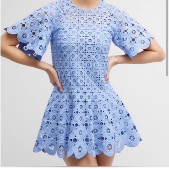 Jonathan Simkhai blue lace mid dress worn once
Since Small a line - Picture 2 of 7